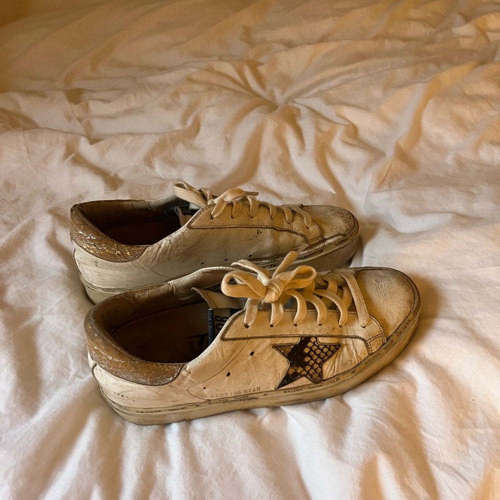 Golden goose platform sneakers. Authentic. Size 38